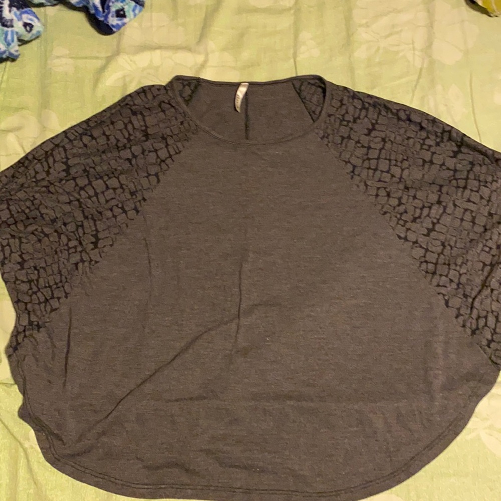 Black grey shirt